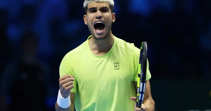 Karlos Alkaras ATP Yekun çempionatında ikinci görüşündə qalib gəlib