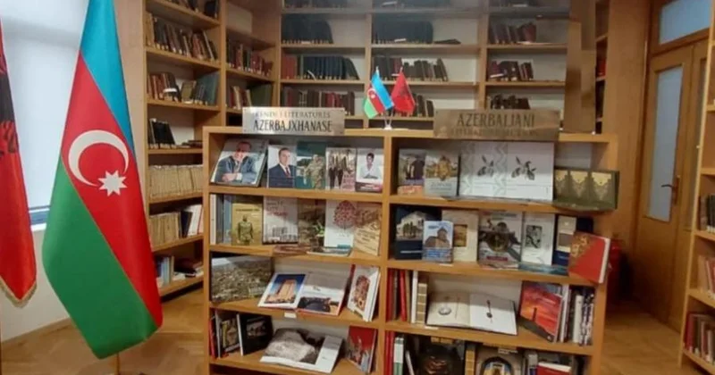 Albaniya Milli Kitabxanasında Azərbaycan Ədəbiyyatı bölməsi yaradılıb