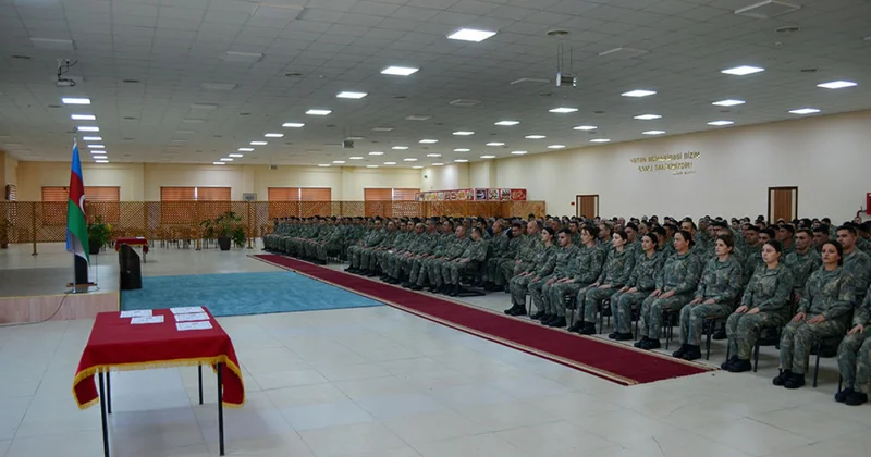 “Ehtiyat zabit hazırlığı kursu”nun növbəti buraxılışı olub FOTOLAR