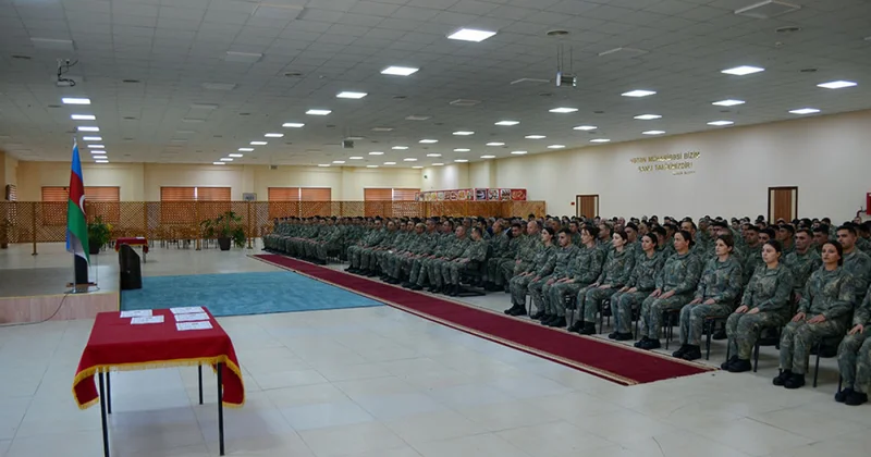 Молодым лейтенантам Азербайджанской армии вручили аттестаты ФОТО