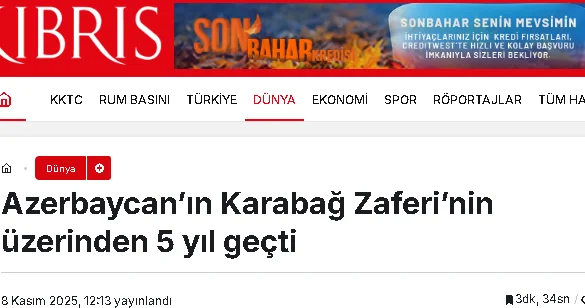 Kıbrıs Qəzeti: Bu, tarixi bir qələbə idi