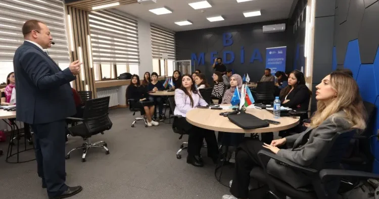 MEDİA nın birgə təşkilatçılığı ilə “Euronews Academy” təlim proqramı BAŞLADI