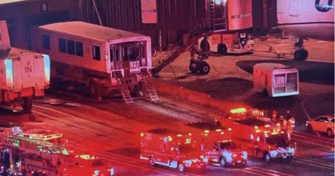 Vaşinqton hava limanında qəza: 18 nəfər yaralandı