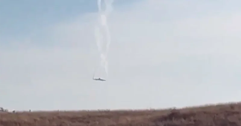 Qəzaya uğrayan hərbi təyyarə Türkiyəyə məxsus imiş Rəsmi+Video