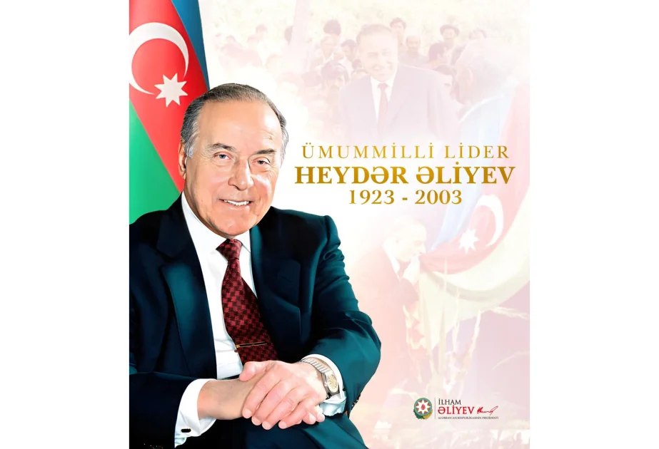 Prezident İlham Əliyev Ulu Öndər Heydər Əliyevlə bağlı paylaşım edib