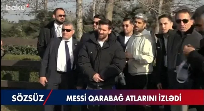 Messi Qarabağ atları ilə tanış oldu Xəbər saytı Son xəbərlər və Hadisələr