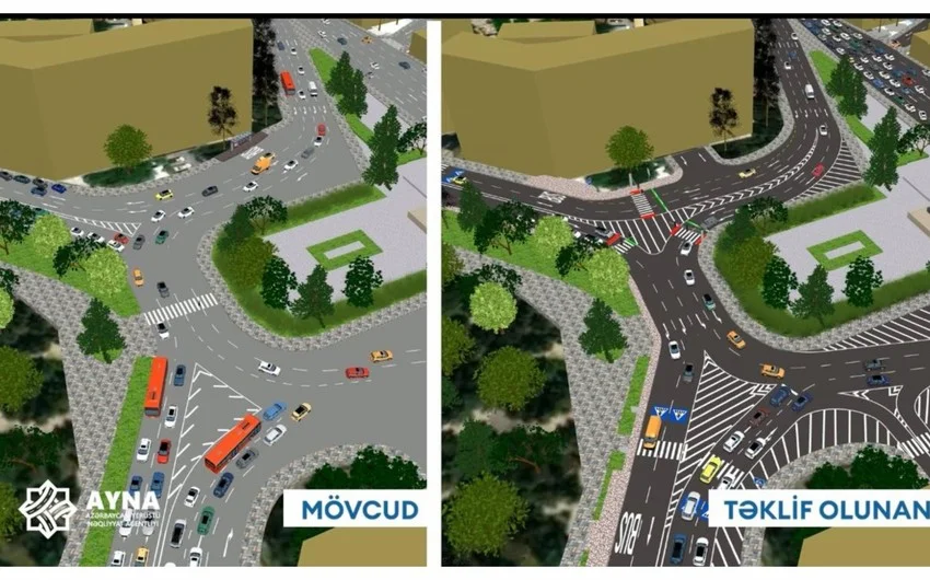 Bakıda bəzi prospekt və küçələrdə piyada keçidlərinin yeri dəyişdirilir KONKRET