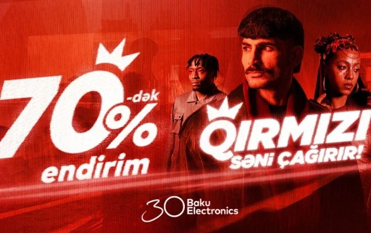 Qırmızı səni çağırır! Baku Electronicsdə 70%dək endirim