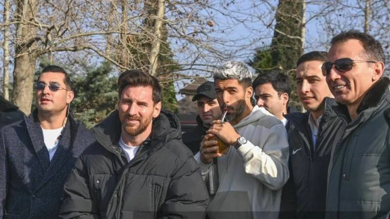 Messi Bakıda Qarabağ atlarını izlədi VİDEO/FOTO