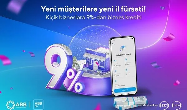 ABB Bizdə qeydiyyatdan keçib Mobil POS istifadə et, 9%lə kredit al!