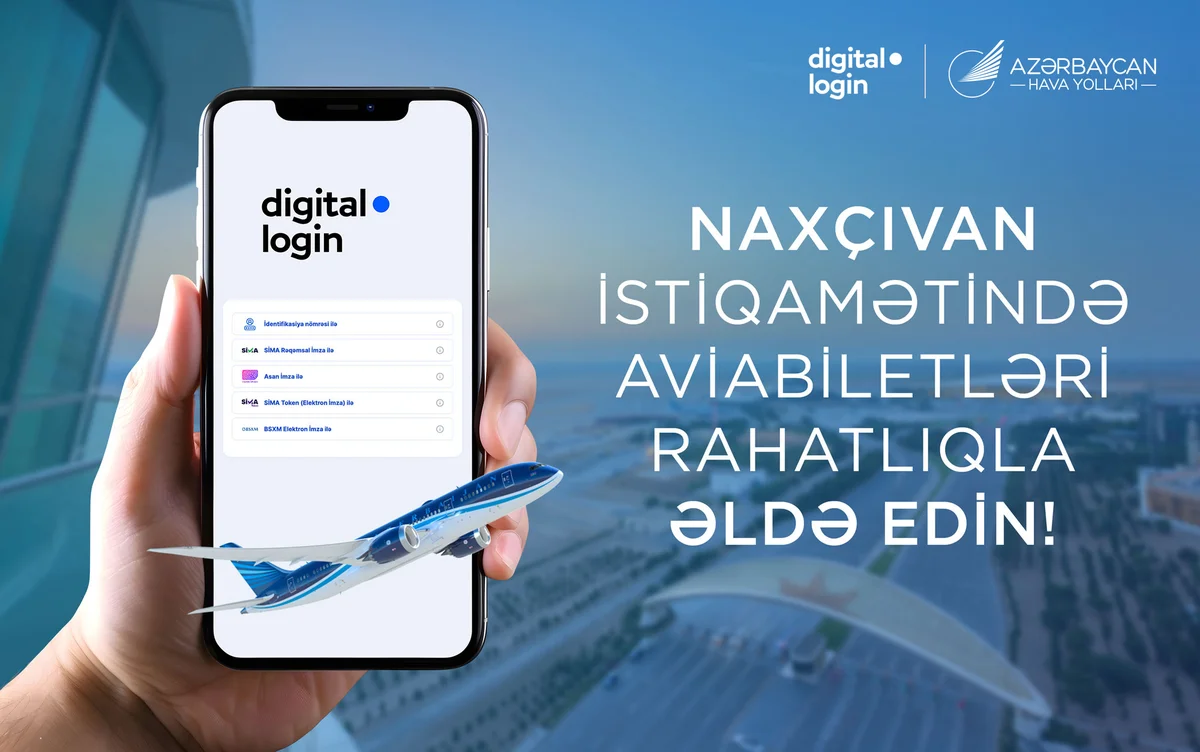 Naxçıvan istiqamətində növbəti yenilik: onlayn aviabilet alışı indi “digital.login” ilə Azərbaycanda özəl xəbərlər, araşdırmalar, təhlillər və müsahibələrin tək ünvanı