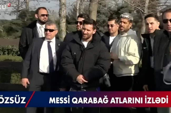 Messi Qarabağ atları ilə tanış oldu