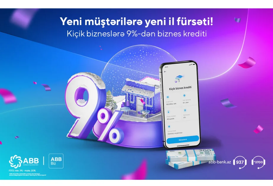 ® “ABB Biz”də qeydiyyatdan keçib “Mobil POS” istifadə et, kiçik biznes üçün 9 faizlə kredit al! AZƏRTAC