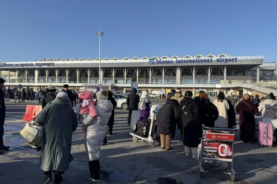 Qırğızıstanda hava limanında bomba həyəcanı