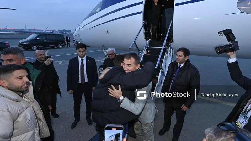 Lionel Messinin Bakıya səfəri başa çatdı (FOTO)