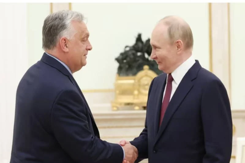 Putin və Orban Ukrayna, Suriya və Yaxın Şərqdəki vəziyyəti müzakirə etdilər