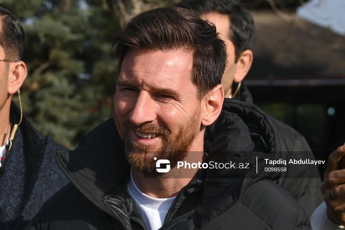 Lionel Messi Bakıda Qarabağ atlarını izləyib FOTOLAR