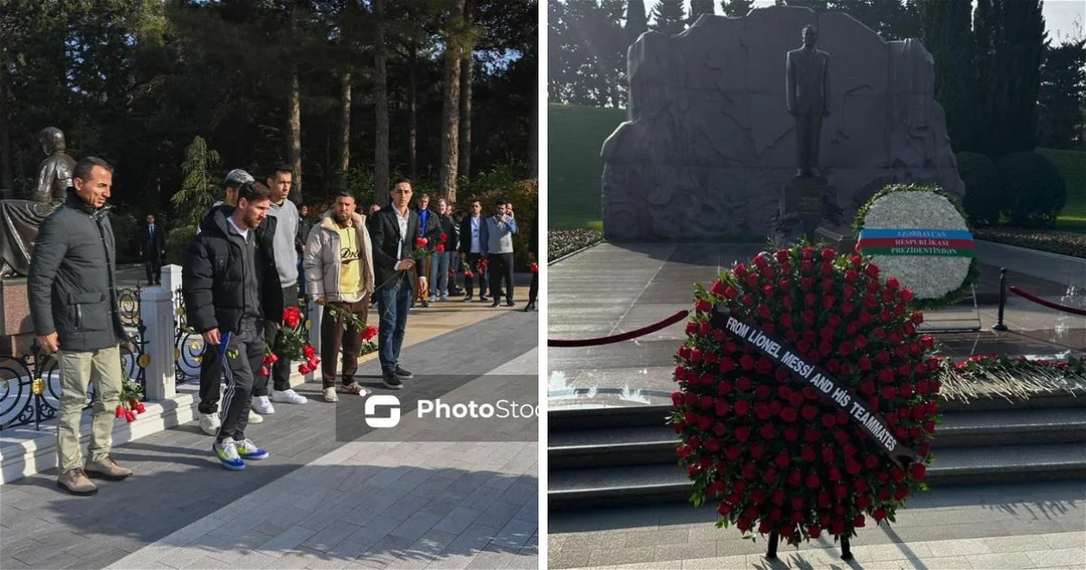 Месси и другие звезды мирового футбола почтили память Гейдара Алиева ФОТО Новости