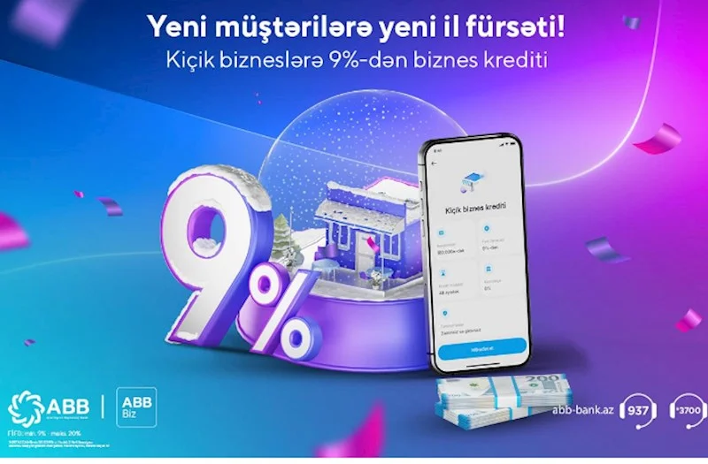 ABB Bizdə qeydiyyatdan keçib Mobil POS istifadə et, kiçik biznes üçün 9%lə kredit al!