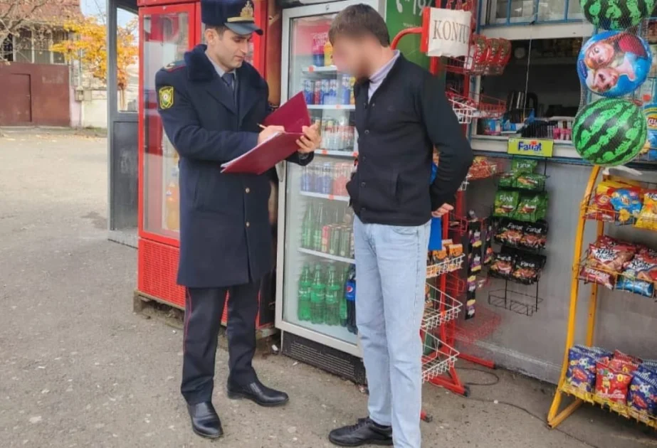 Lənkəranda yetkinlik yaşına çatmayanlara tütün məmulatları satan şəxslər inzibati məsuliyyətə cəlb olunublar AZƏRTAC