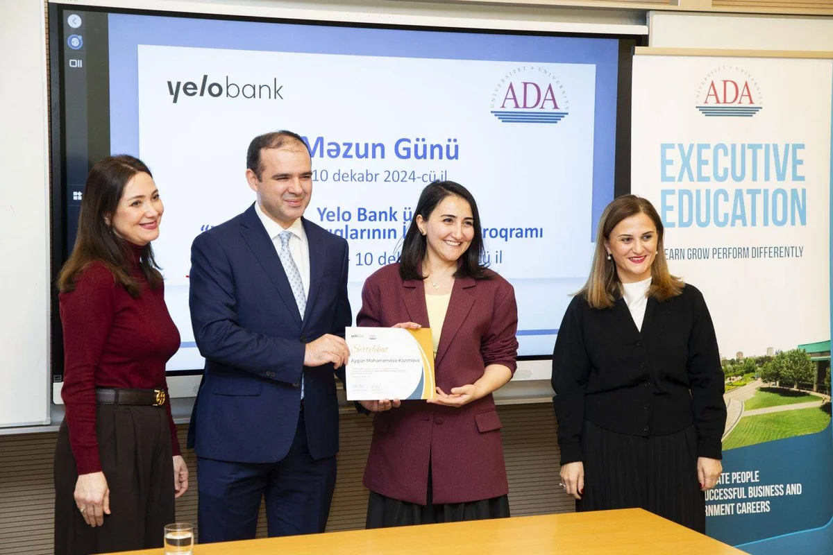 Yelo Bank əməkdaşları üçün təşkil edilmiş liderlik proqramı başa çatdı! Yeni Gündəm