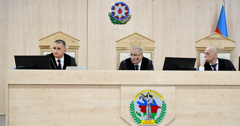 Ermənistan vətəndaşlarının məhkəməsində təqsirləndirilən şəxslərə son söz verilib