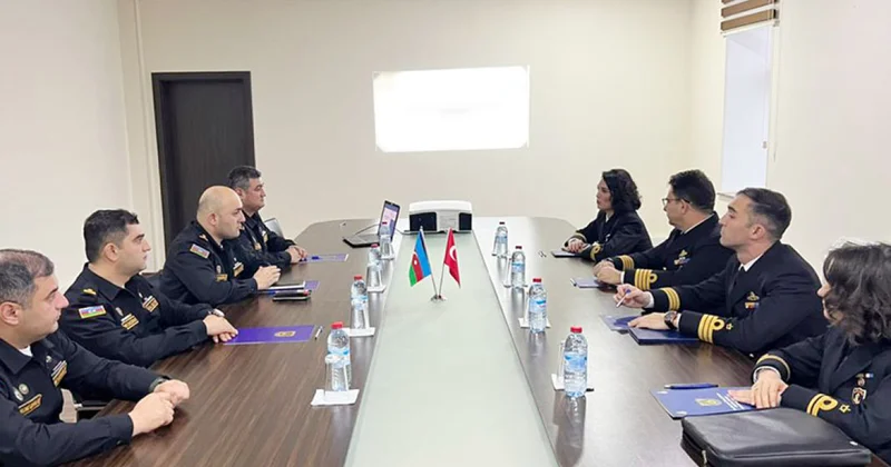 Представители ВМС Турции в Баку ФОТО