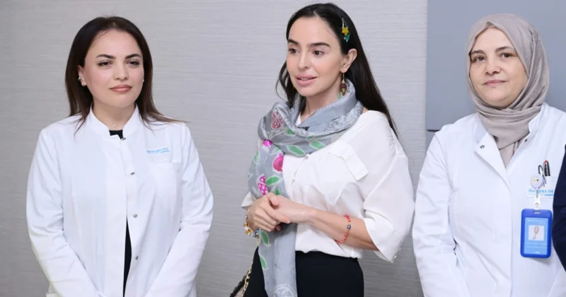 Лейла Алиева на открытии Центра трансплантации костного мозга Minval Politika