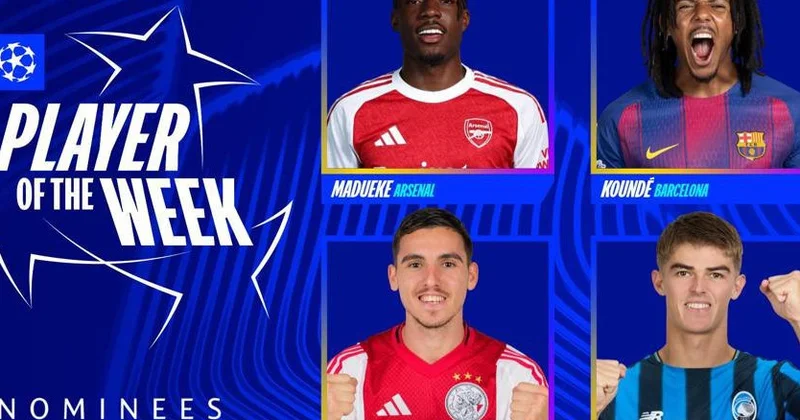 Çempionlar Liqasında həftənin ən yaxşı oyunçusu: dörd namizədin adı açıqlandı