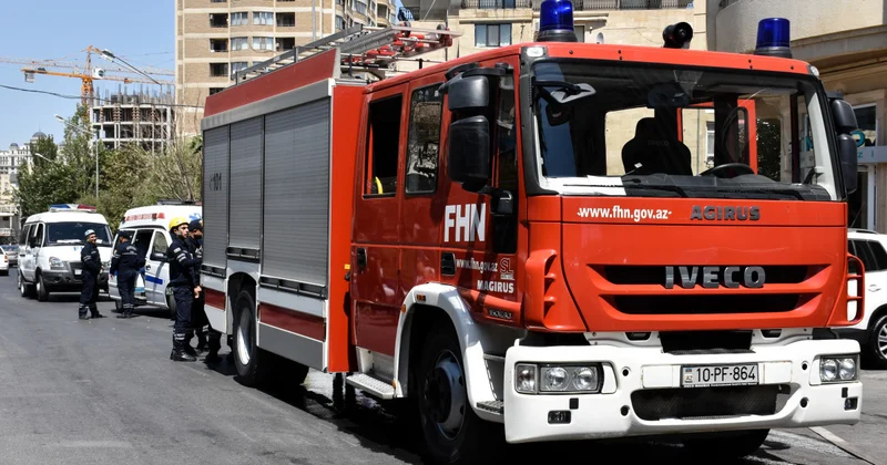 Bakıda neft quyusu yaxınlığında yanğın olub