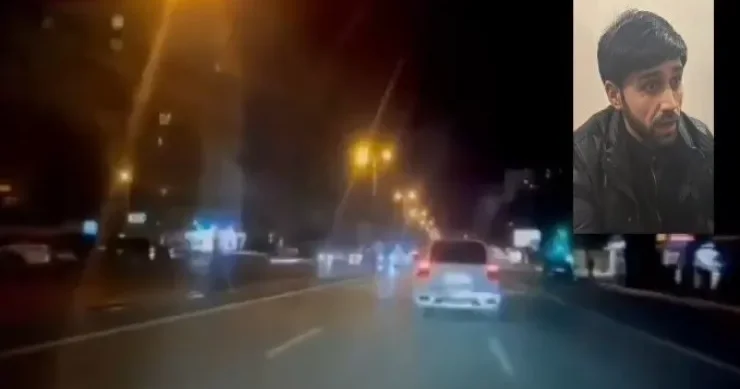 В Ясамале задержали автохулигана на Porsche ВИДЕО