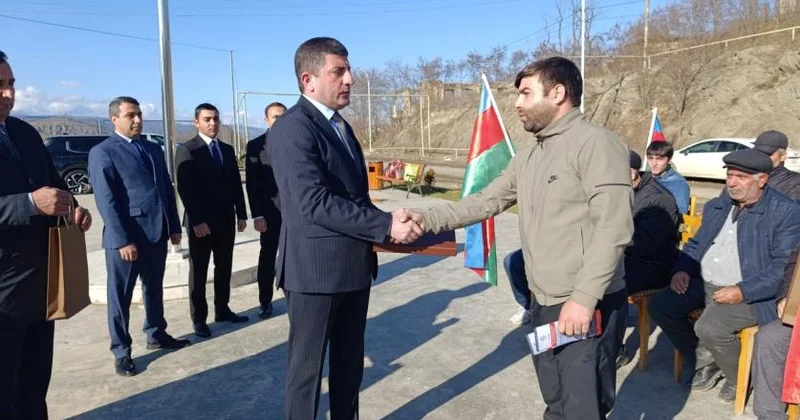 Xocalının Şuşakənd kəndinə çatan ailələrə də açarlar təqdim olunub YENİLƏNİB 2