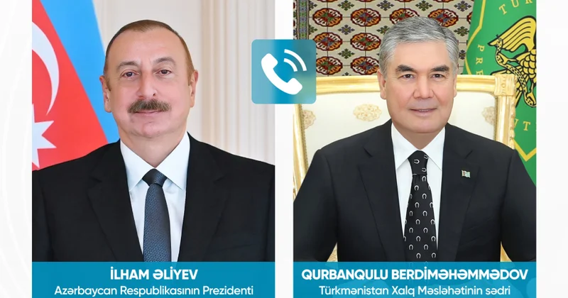 Prezident İlham Əliyev Türkmənistan Xalq Məsləhətinin sədri ilə telefonda danışıb
