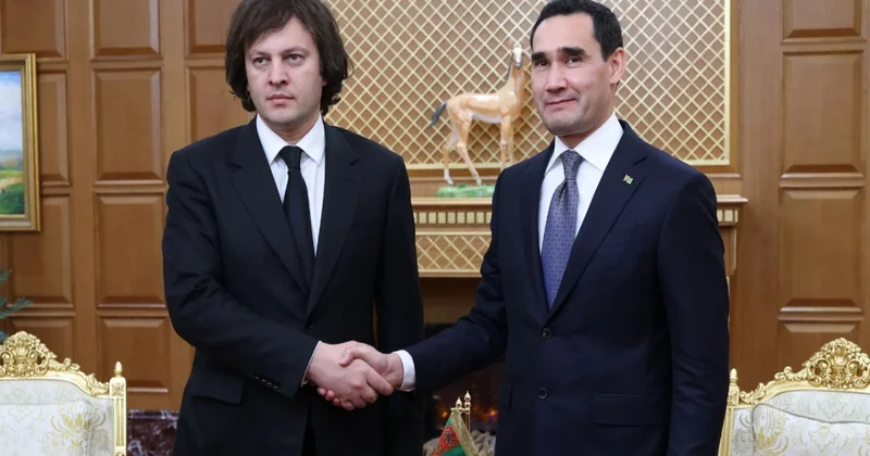 Gürcüstan və Türkmənistan Orta Dəhlizlə bağlı əməkdaşlığı müzakirə edib