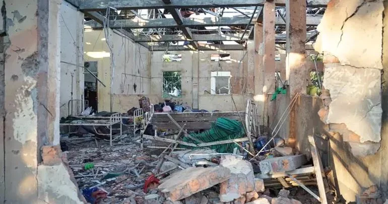 Myanmada xəstəxana bombalandı ən azı 30 ölü