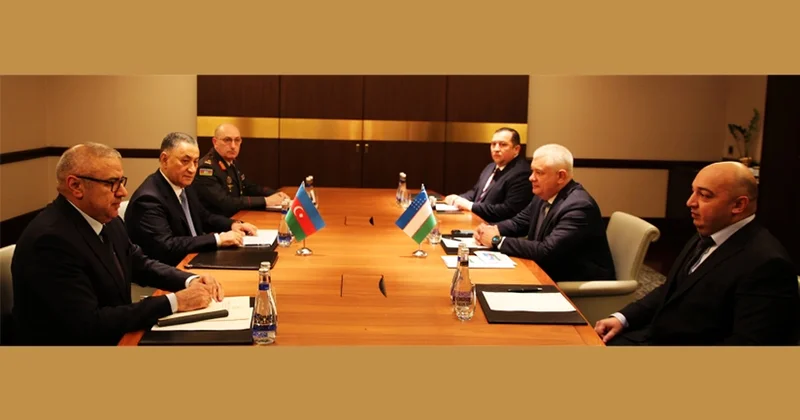 Ramil Usubov özbəkistanlı həmkarı ilə görüşdü