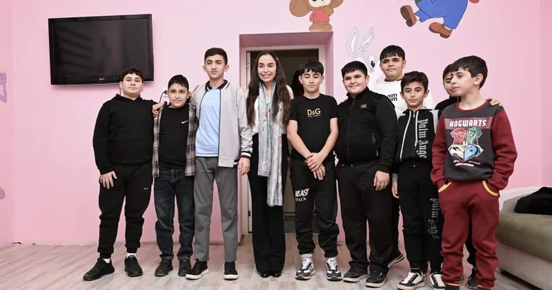 Leyla Əliyeva Səhiyyə Nazirliyi 5 saylı Uşaq Vərəm Sanatoriyasını ziyarət edib FOTO