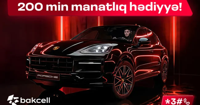 Sayılı günlər qaldı! “Porsche Cayenne” sənin ola bilər!