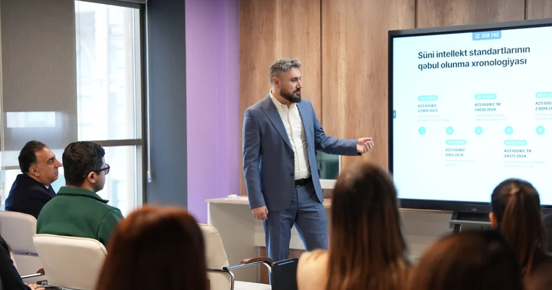 Media nümayəndələri üçün süni intellekt standartlarına dair təqdimat keçirilib FOTOLAR