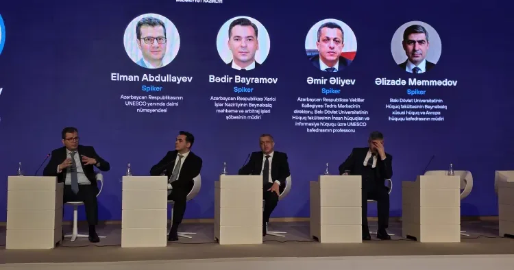 “İnsan Hüquqlarının Təşviqi Mərkəzi” İctimai Birliyi Mədəniyyət və hüquq: müasir çağırışlar” mövzusunda keçirilən forumda təmsil olunub