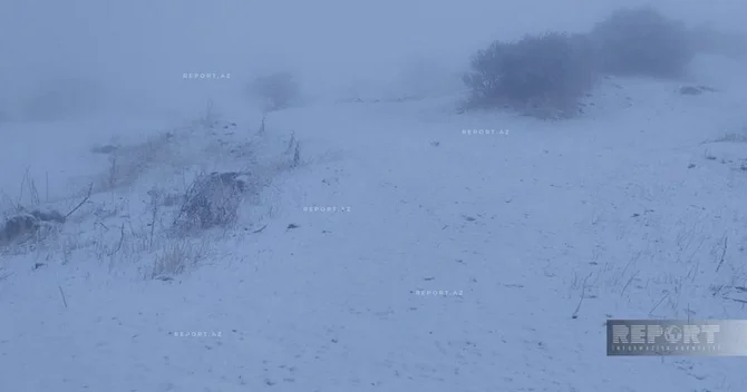 Ordubadın yüksək dağlıq ərazilərində qarın hündürlüyü 20 sm ə çatıb