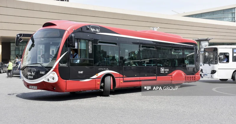 Bakıda 9 marşrut üzrə avtobusların hərəkət sxemi müvəqqəti dəyişdirilir
