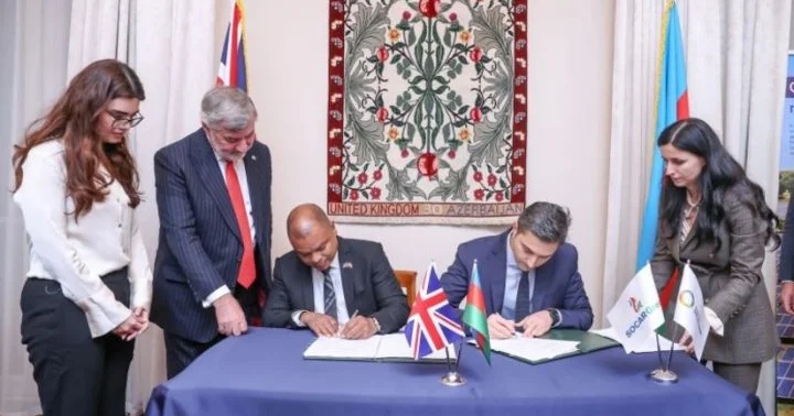 SOCAR Green , Böyük Britaniya şirkəti və Dövlət Agentliyi müqavilə imzaladı