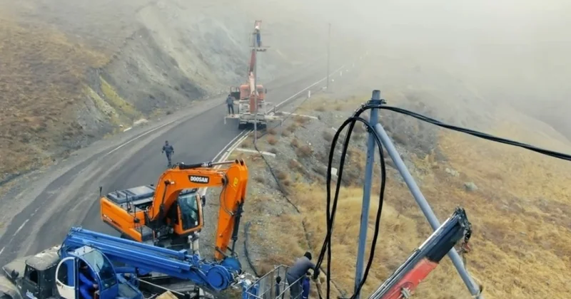 Азеришыг строит электросеть в Кельбаджаре ВИДЕО