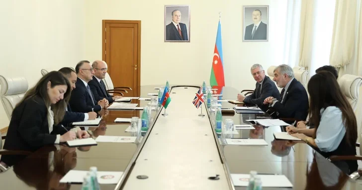 В Министерстве здравоохранения Азербайджана состоялась встреча с делегацией Великобритании