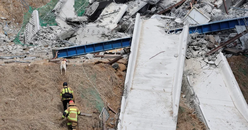 Cənubi Koreyada tikintidə çökmə baş verib, insan tələfatı var