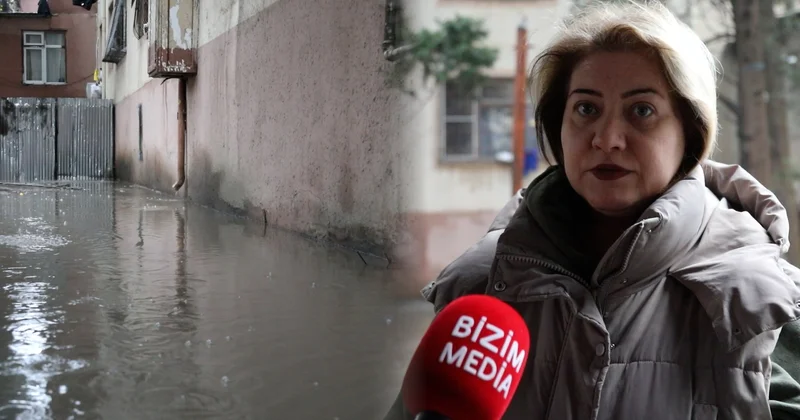 Nəsimidə binaların həyəti SU İÇİNDƏ Acınacaqlı vəziyyət nə vaxt aradan qaldırılacaq? VİDEO