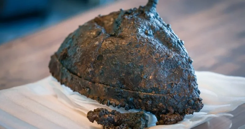 Qubada VI VII ci əsrlərə aid dəbilqə tapılıb