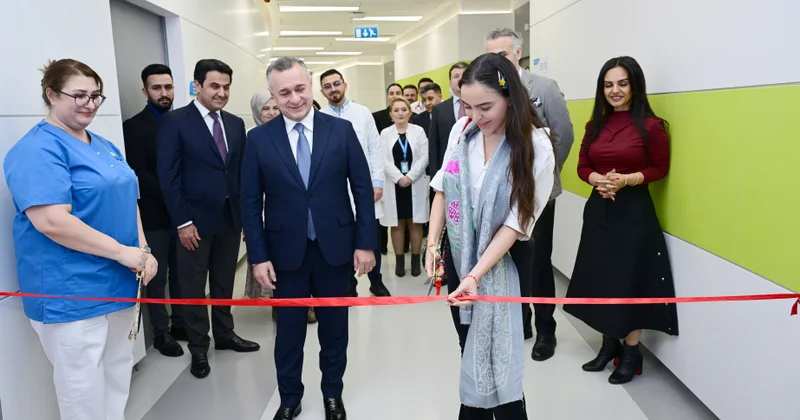 Вице президент Фонда Гейдара Алиева Лейла Алиева приняла участие в церемонии открытия Центра трансплантации костного мозга в госпитале Liv Bona Dea (ФОТО)