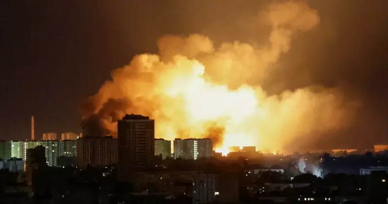 В Киеве зафиксирован удар по объектам в Соломенском районе: ВИДЕО ФОТО / ВИДЕО